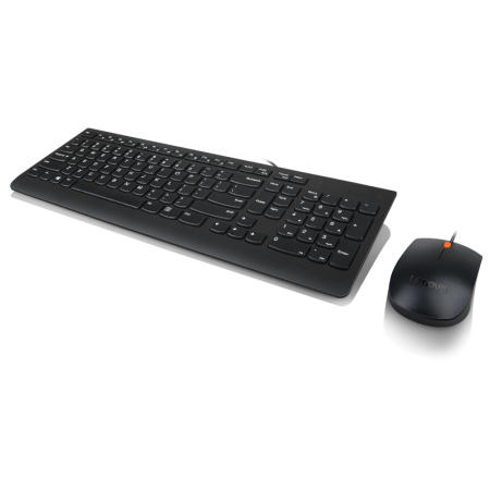 Lenovo 300 USB Combo Keyboard & Mouse, Senzor mouse: Optic, Rezolutie (dpi): 1600 dpi, Tipul conexiunii: USB, Lungime/Tip cablu: