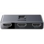 Switch video Baseus Matrix, HDMI bidirectional – 2x HDMI 4K / 30 Hz, gri