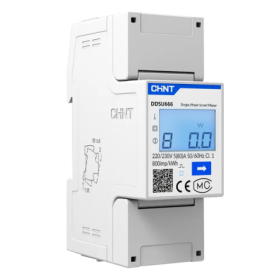 Controler solar cu masurare bidirectionala, nJoy Smart Meter monofazat, Ecran LCD, Instalare pe sina tip DIN