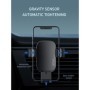 Suport auto telefon Gravity Serioux CH03, Material: ABS+ aluminium, mod de instalare: tip cataramă, poziție de fixare: aerisire,