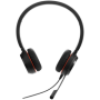 JABRA EVOLVE 30 II MS Stereo USB Headband, Noise cancelling, USB and 3.5 connectivity, with mute-button and volume control on th