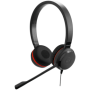 JABRA EVOLVE 30 II MS Stereo USB Headband, Noise cancelling, USB and 3.5 connectivity, with mute-button and volume control on th