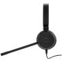 JABRA EVOLVE 30 II MS Stereo USB Headband, Noise cancelling, USB and 3.5 connectivity, with mute-button and volume control on th