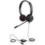 JABRA EVOLVE 30 II MS Stereo USB Headband, Noise cancelling, USB and 3.5 connectivity, with mute-button and volume control on th