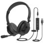 HEADSET AXTEL ONE UC35 STEREO HD AXH-ONE , Corded, Plug&Play USB / 3.5mm Jack Headset Conectivity USB-A, USB-C Jack / with STERE