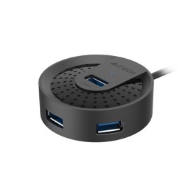 HUB extern A4TECH, porturi USB-A: USB 3.0 x 4, conectare prin USB, cablu 1.0 m, negru