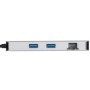 Targus Dock USB-C Dual HDMI 4K, 100W PowerDelivery Pass-Thru, 2x USB-A, 1x port fast charge, 1x SD/microSD, ethernet, gri