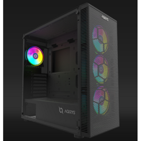 Carcasa Aqirys Naos Pro Mid Tower NEGRU