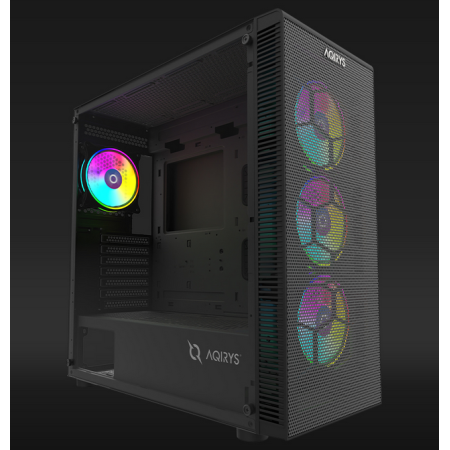 Carcasa Aqirys Naos Pro Mid Tower NEGRU