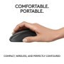 Mouse Logitech M240 Silent Graphite, rezolutie 1000 DPI, conectare wireless, interfata USB, gri