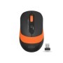 Mouse A4tech, gaming, wireless, optic, 2000 dpi, negru / portocaliu