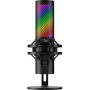 Microfon gaming HyperX QuadCast 2 S pentru Streamers/Content Creators, cardioid, USB-C, 32-bit bit depth, 192kHz sampling rate, 