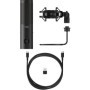 Microfon gaming HyperX QuadCast 2 S pentru Streamers/Content Creators, cardioid, USB-C, 32-bit bit depth, 192kHz sampling rate, 