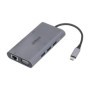 dAHUA 9 IN 1 USB 3.1 Type-C to USB 3.0 + HDMI + RJ45 + VGA + SD/TF +PD Docking Station, intrare: USB 3.1 Type-C, Iesire: 3 * USB