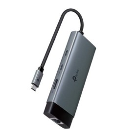 USB Type-C 6-Port Hub SPEC: 1 USB-C Connector, 1  HDMI 4K 60Hz Port, 1 USB-C PD 100W Port, 1 RJ45 1000Mbps Port, 2 USB-A 3.0 Por