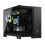 Carcasa CORSAIR 2500X Micro ATX Dual Chamber Black/Obsidian Aluminiun