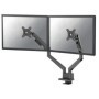 Brat dublu pentru monitor Neomounts, tip full motion, pentru display-uri cu diagonale 17"-32", sistem de prindere VESA 75x75~100