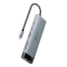 USB Type-C 9-Port Hub SPEC: 1 USB-C Connector, 1 HDMI 4K 60Hz Port, 1 USB-C PD 100W Port, 1 RJ45 1000Mbps Port, 1  SD + 1 TF up 