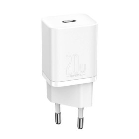 Incarcator retea Baseus Super Si, Quick Charge 20W, 1 x USB Type-C 5V/3Amax, include cablu USB Type-C la Lightning Iphone 1m, al