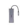 Dahua 8 in 1 USB 3.1 Type-C to USB 3.0 + HDMI (Supports 4K@30 Hz) + RJ45(Gbit) + SD/TF + PD Docking Station (100W charging and d