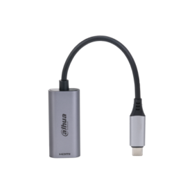 Dahua USB 3.1 Type-C to HDMI Adapter Docking, In:USB 3.1 Type-C, Out: 1xHDMI (Supports 4K@60 Hz), Aluminum Alloy