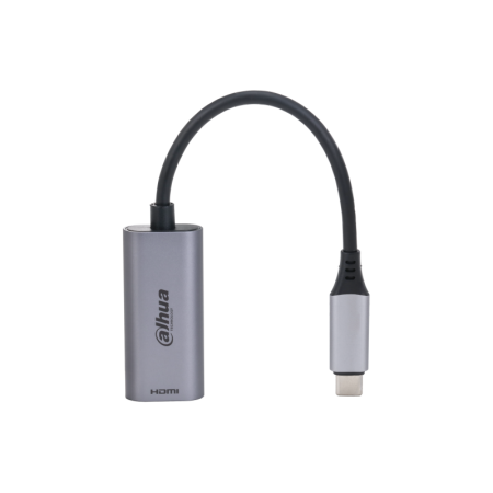 Dahua USB 3.1 Type-C to HDMI Adapter Docking, In:USB 3.1 Type-C, Out: 1xHDMI (Supports 4K@60 Hz), Aluminum Alloy