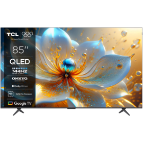 Televizor TCL QLED 85T8C, 215 cm, Smart Google TV, 4K Ultra HD, (Model 2025)