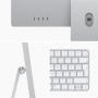 iMac 24-inch, A2438, SILVER, M1 chip with 8C CPU and 8C GPU, 16-core Neural Engine, 16GB  unified memory, Gigabit Ethernet, Two 
