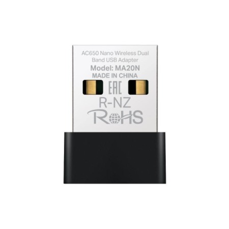 Adaptor USB Wireless MERCUSYS MA20N, Dual Band 200 + 433 Mbps, standarde wi fi IEEE 802.11 a, IEEE 802.11 ac, IEEE 802.11 b, IEE
