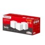Mercusys Halo H60X(3-pack) Whole mesh Wi-Fi6 system, AX1500, Dual-band, Standarde wireless: IEEE 802.11ax/ac/n/a 5 GHz, IEEE 802