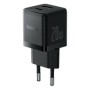 Incarcator retea Baseus Palm, Quick Charge 20W, 1 x USB, 1 x USB Type-C5V/3.0A, include cablu USB Type-C la USB Type-C 1m, negru