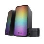 Trust GXT 611 WEZZ 2.0 Speaker Set LED  Remote control wired Controls on/off, volume control, right Connection type wired Cable 