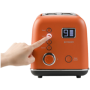 BUYDEEM 2 Slice Automatic Metal Toaster, model DT730E, color Koi Red, EU