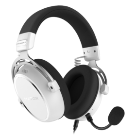 Casti gaming cu fir Hator Hypergang 3, material membrana compozit, frecventa raspuns 10Hz-44kHz, impendanta 32Ω, putere maxima 3