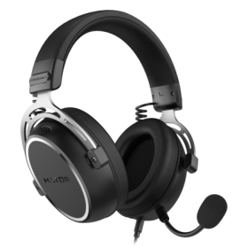 Casti gaming cu fir Hator Hypergang 3, material membrana compozit, frecventa raspuns 10Hz-44kHz, impendanta 32Ω, putere maxima 3