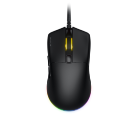 Mouse gaming cu fir Hator Pulsar 3, conectivitate USB, polling rate pana la 1000Hz, senzor Optical PixArt PMW 3311, rezolutie ma