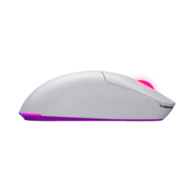 Mouse wireless Hator Quasar 3 ULTRA 8K, conectivitate 2.4GHz, bluetooth 5.4 si USB, polling rate pana la 8000Hz, senzor PixArt 3