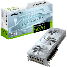 Placa Video GIGABYTE GEFROCE RTX 5070 EAGLE OC ICE SFF 12GB 192 bit, PCIE 5.0, 3x DP 1x HDMI