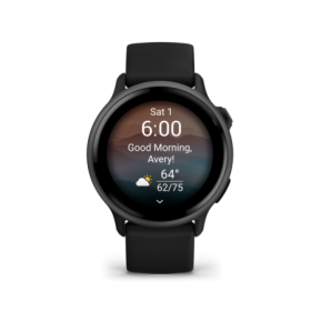 Ceas Garmin vívoactive 6 display AMOLED, dimensiune afisaj 30.4 mm, rezolutie afisaj  390 x 390 pixeli, memorie 8GB, autonomie p