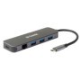 D-Link DUB-2334 5-in-1 USB-C Hub with Gigabit Ethernet and power delivery, 1* USB-C connector, 1* Gigabit Ethernet, 3* USB Type-