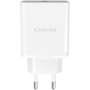 Canyon, Wall charger with 1*USB, QC3.0 24W, Input: 100V-240V, Output: DC 5V/3A,9V/2.67A,12V/2A, Eu plug, Over-load,  over-heated