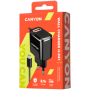 CANYON H-041 Universal 1xUSB AC charger (in wall) with over-voltage protection, plus Micro USB connector, Input 100V-240V, Outpu