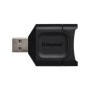 Card reader Kingston, USB 3.2 Gen1, Connector: USB-A, UHS-II Class, Compatible with: Windows® 10, Windows 8.1, Windows 8, Mac OS