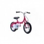 Bicicleta copii SOIM 2in1 12'' ROZ