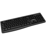 Wireless Chocolate Standard Keyboard  ,105keys, slim  design with chocolate key caps,black ,Size34.2*145.4*27.2mm,440g UK&US 2 i