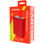 Canyon Bluetooth Speaker, BT V5.0, BLUETRUM AB5365A, TF card support, Type-C USB port, 1200mAh polymer battery, Red, cable lengt