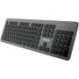 Multimedia  bluetooth 5.1 keyboard  MAC Version,104 keys, slim design with low profile silent keys,US layout ,Size 439.4*135.3mm