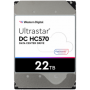 HDD Server WD/HGST Ultrastar 22TB DC HC570, 3.5", 512MB, 7200RPM, SATA 6Gbps, 512E SE NP3, SKU: 0F48155