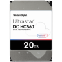 HDD Server WD/HGST Ultrastar 20TB DC HC560, 3.5", 512MB, 7200 RPM, SAS, 512E SE NP3, SKU: 0F38652