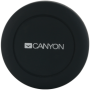 CANYON CH-2 Car Holder for Smartphones,magnetic suction function,with 2 plates(rectangle/circle), black,44*44*40mm 0.035kg